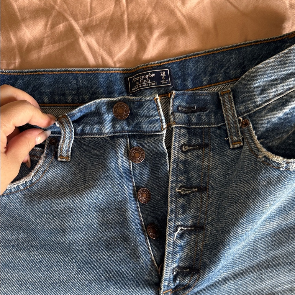 Abercrombie & Fitch High Rise Blue Jeans